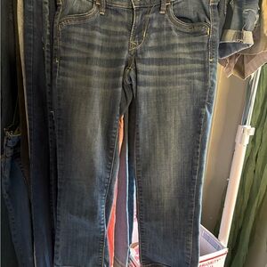 Old Navy Dark Blue Ankle Jeans